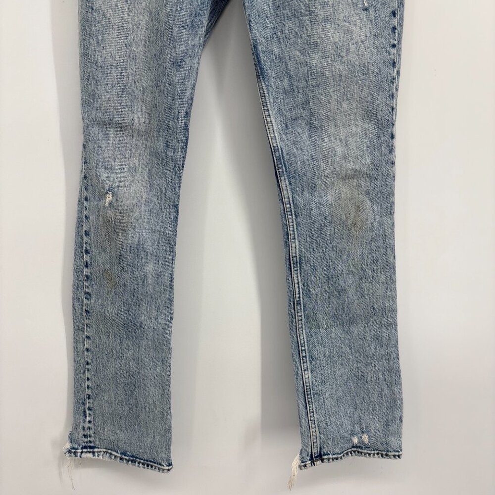 Abercrombie & Fitch Women's The '90s Skinny High Rise Jeans Acid Wash Size 27/4R - Picture 3 of 4
